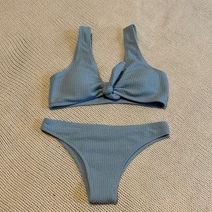 Shein baby blue bikini size S